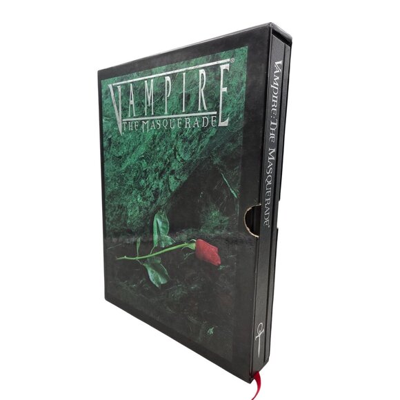 Vampire The Masquerade Deluxe Hardcover 2 Book Set With Slipcase 1998 Very Good - Picture 1 of 16